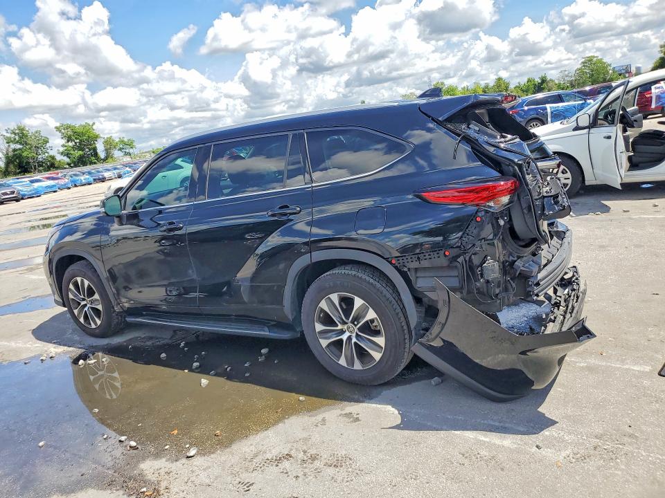 2022 Toyota VIN 5TDGZRAH4NS540484 COPART salvage auction — REAR END, Fl - Cert Of Title Slvg Rebuildable, sold $12,100 on 2026-07-14 (photo 2)