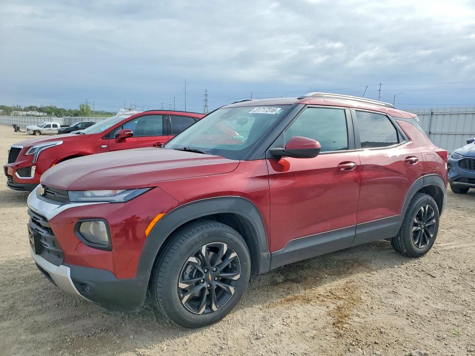 2022 Chevrolet Trailblazer VIN KL79MPSL0NB068772 COPART salvage auction — HAIL, Ia - Cert Of Title-Salvage Title, sold $3,650 on 2026-07-08 (photo 1)