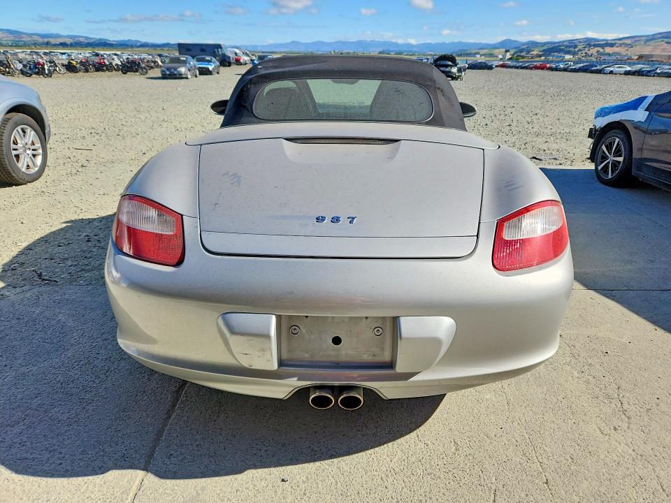 2005 Porsche Boxster VIN WP0CA29895U711467 COPART salvage auction — VANDALISM, Ca - Salvage Certificate, sold $7,000 on 2026-07-13 (photo 6)