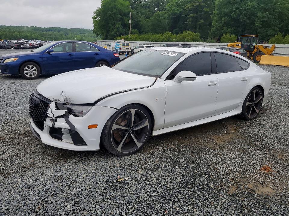 2017 Audi S7 VIN WUAWAAFC0HN901045 COPART salvage auction — FRONT END, Nc - Salvage Certificate Of Title, sold $7,700 on 2026-07-30 (photo 1)