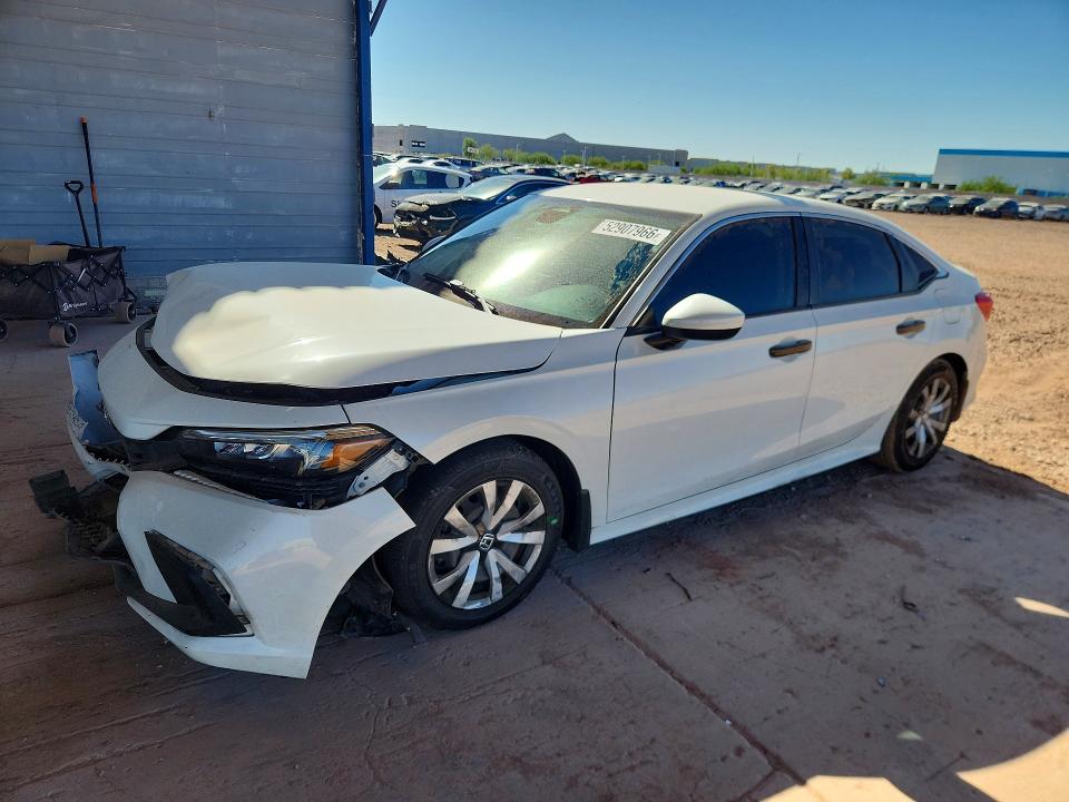 2023 Honda Civic VIN 2HGFE2F28PH533222 COPART salvage auction — FRONT END, Az - Cert Of Title - Salvage, sold $4,600 on 2026-07-02 (photo 1)