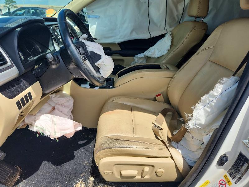 2016 Toyota Highlander VIN 5TDKKRFH3GS145500 COPART salvage auction — FRONT END, Ms - Cert Of Title-Salvaged, sold $4,550 on 2026-07-15 (photo 7)