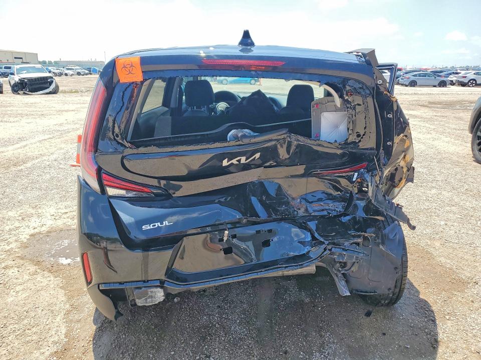 2025 Kia Soul VIN KNDJ23AU1S7957927 COPART salvage auction — REAR END, Tx - Nonrepairable Title, sold $2,050 on 2026-07-06 (photo 6)