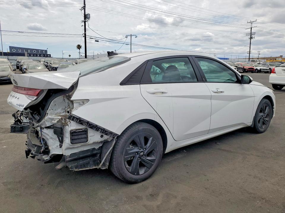 2023 Hyundai Elantra VIN KMHLM4AJ8PU060039 COPART salvage auction — REAR END, CA - SALVAGE CERTIFICATE, sold $4,050 on 2026-07-29 (photo 3)