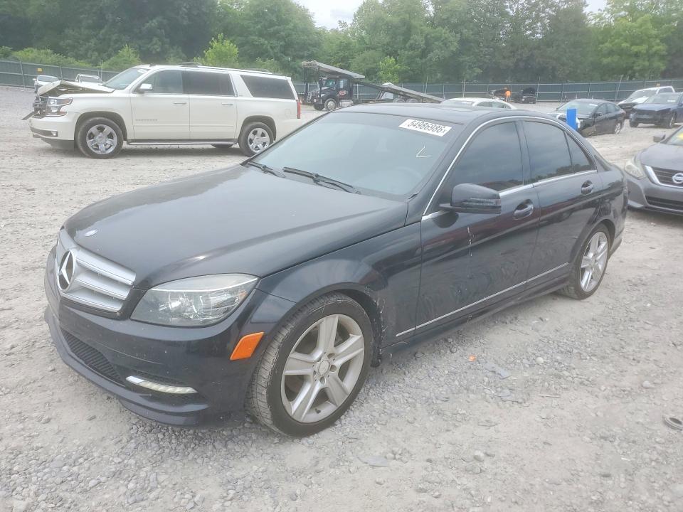 2011 Mercedes-benz C class VIN WDDGF5EB1BR152314 COPART salvage auction — SIDE, TN - SALVAGE CERTIFICATE, sold $600 on 2026-07-16 (photo 1)