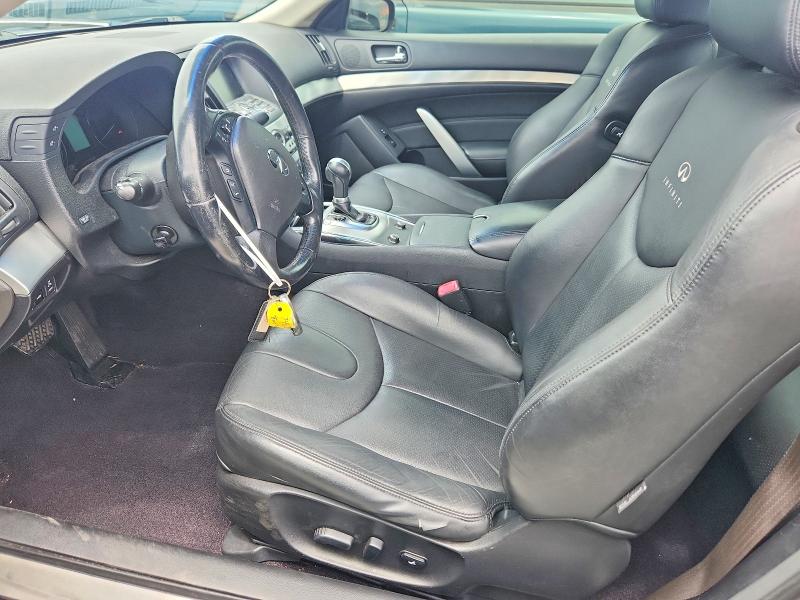 2013 Infiniti G VIN JN1CV6EK4DM923241 COPART salvage auction — FRONT END, Sc - Cert Of Title-Salvage, sold $1,950 on 2026-07-06 (photo 7)