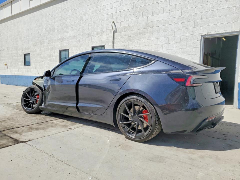 2024 Tesla Model 3 VIN 5YJ3E1ET0RF853276 COPART salvage auction — FRONT END, Ut - Salvage Certificate, sold $175 on 2026-07-27 (photo 2)