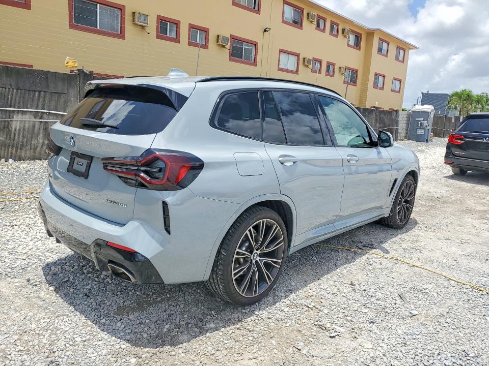 2023 BMW X3 VIN 5UX43DP0XP9N98219 COPART salvage auction — SIDE, Fl - Cert Of Title Slvg Rebuildable, sold $23,200 on 2026-07-07 (photo 3)