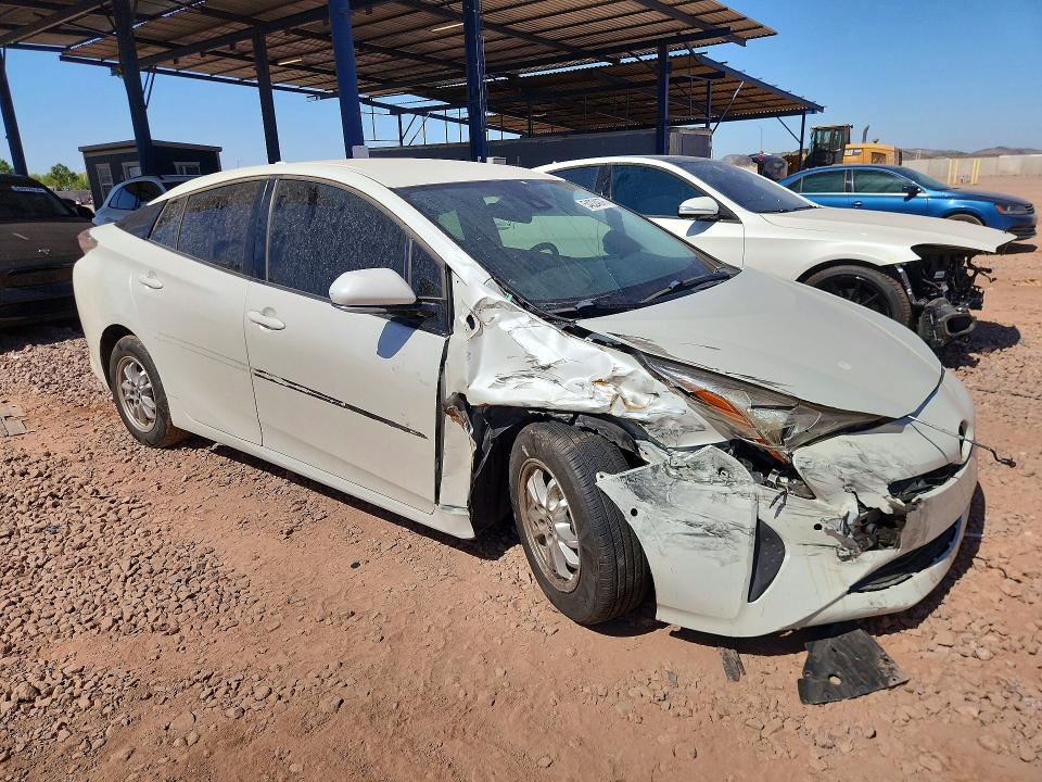 2017 Toyota Prius VIN JTDKBRFU4H3561104 COPART salvage auction — FRONT END, Az - Cert Of Title - Salvage, sold $3,200 on 2026-07-16 (photo 4)