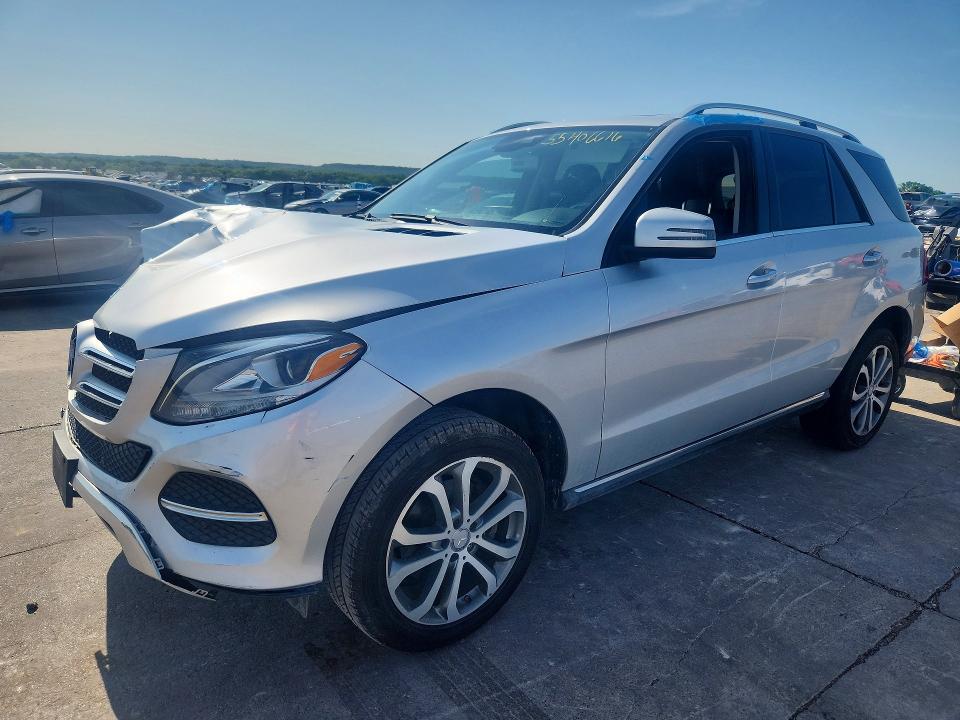 2016 Mercedes-benz VIN 4JGDA5JB8GA648326 COPART salvage auction — FRONT END, Tx - Salvage Vehicle Title, sold $1,100 on 2026-07-23 (photo 1)