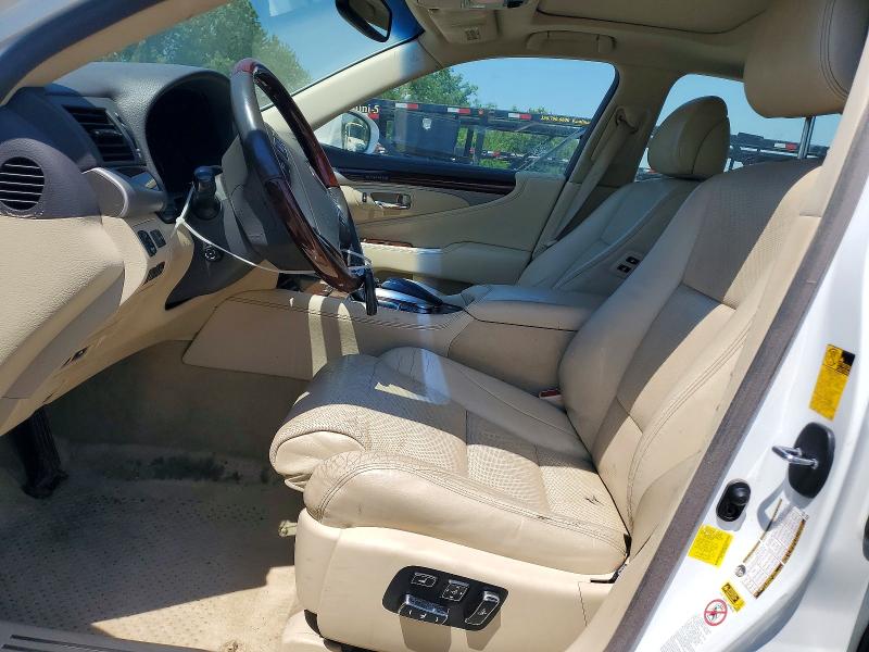 2013 Lexus Ls VIN JTHCL5EF6D5016385 COPART salvage auction — FRONT END, Md - Cert Of Salvage > 75% Damage, sold $1,700 on 2026-07-02 (photo 7)