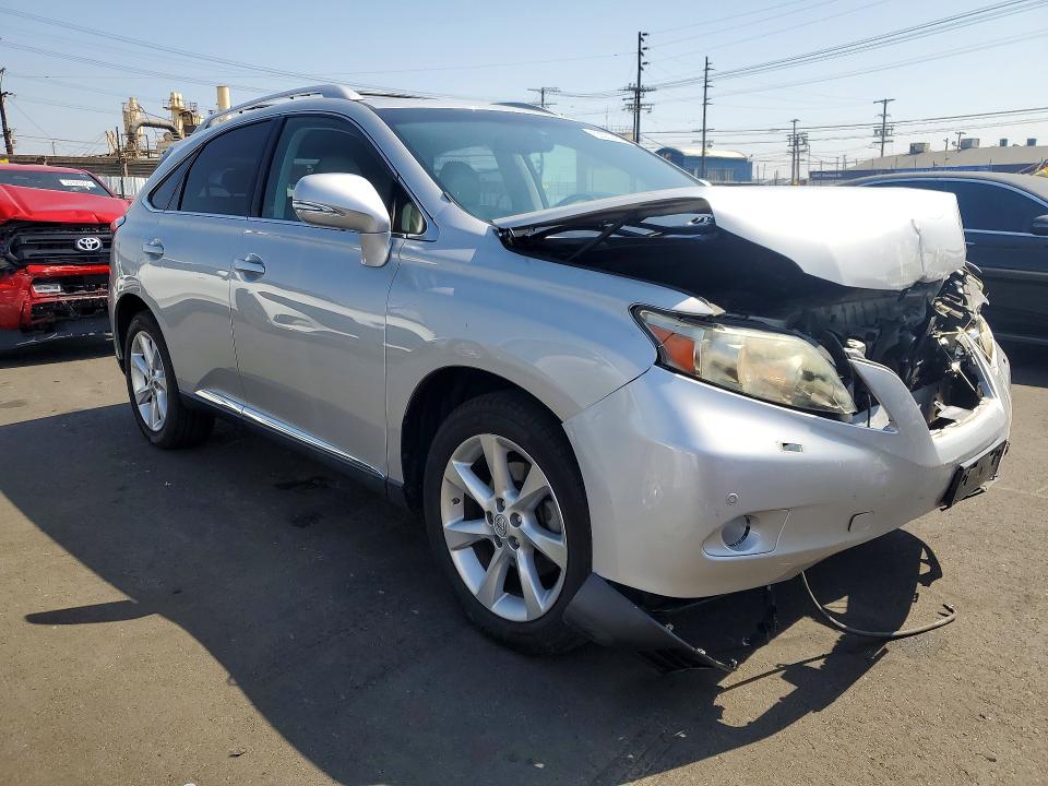 2010 Lexus Rx VIN JTJZK1BA7A2410097 COPART salvage auction — FRONT END, Ca - Salvage Certificate, sold $3,250 on 2026-07-27 (photo 4)