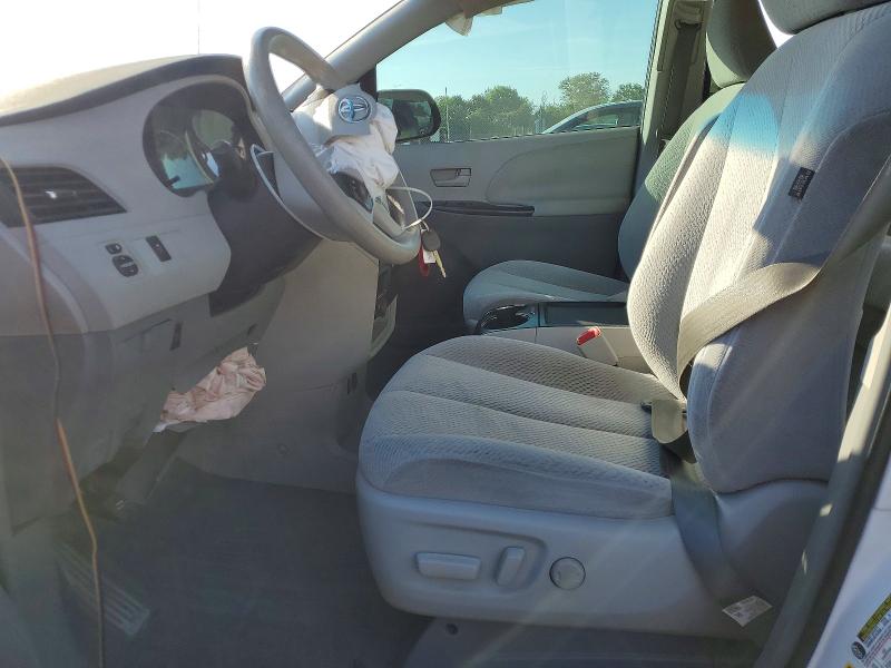 2011 Toyota Sienna VIN 5TDKK3DC8BS109511 COPART salvage auction — FRONT END, PA - CERTIFICATE OF SALVAGE, sold $1,150 on 2026-07-27 (photo 7)