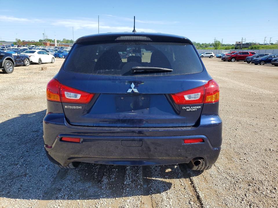 2011 Mitsubishi Outlander sport VIN JA4AP4AU9BZ008762 COPART salvage auction — FRONT END, Ia - Cert Of Title-Salvage Title, sold $950 on 2026-07-08 (photo 6)
