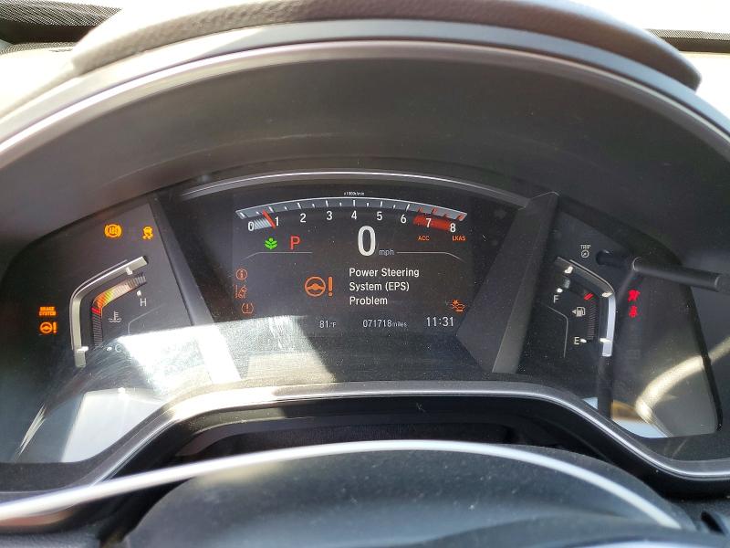 2018 Honda Cr-v VIN 7FARW1H83JE037749 COPART salvage auction — SIDE, KS - CERT OF TITLE-SALVAGE, sold $7,200 on 2026-07-13 (photo 9)