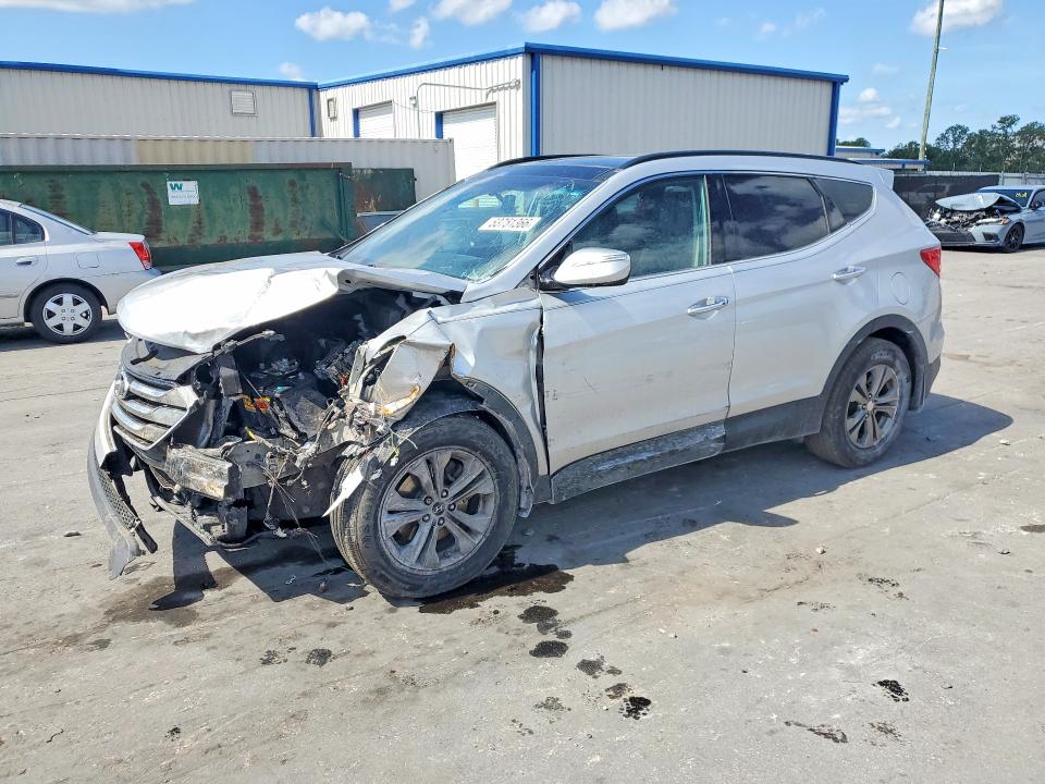 2014 Hyundai Santa fe VIN 5XYZU3LB4EG180563 COPART salvage auction — FRONT END, SC - CERT OF TITLE-SALVAGE, sold $450 on 2026-07-02 (photo 1)