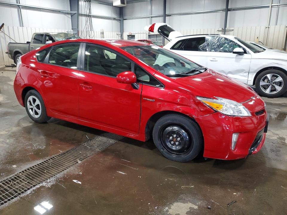 2012 Toyota Prius VIN JTDKN3DU3C1575586 COPART salvage auction — FRONT END, Mn - Cert Of Title-Salvage, sold $4,150 on 2026-07-14 (photo 4)