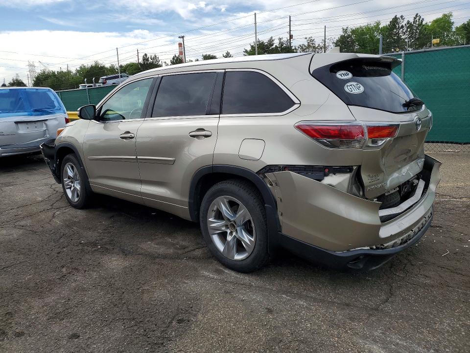 2015 Toyota VIN 5TDDKRFH9FS208137 COPART salvage auction — REAR END, Co - Salvage Title, sold $1,100 on 2026-07-28 (photo 2)