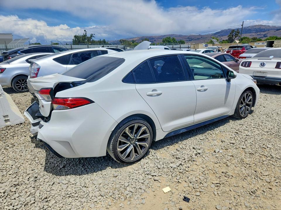 2023 Toyota Corolla VIN JTDP4MCE4PJ101659 COPART salvage auction — REAR END, CA - SALVAGE CERTIFICATE, sold $225 on 2026-07-28 (photo 3)