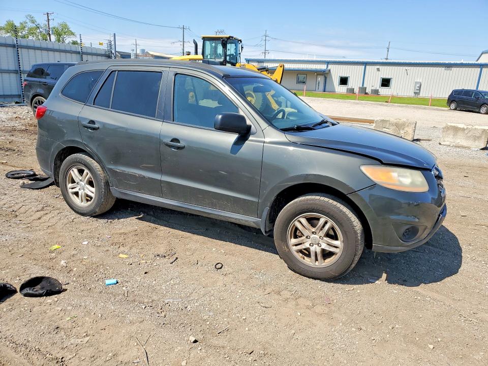 2011 Hyundai Santa fe VIN 5XYZGDAB7BG081599 COPART salvage auction — FRONT END, IL - SALVAGE CERTIFICATE, sold $1,100 on 2026-07-24 (photo 4)