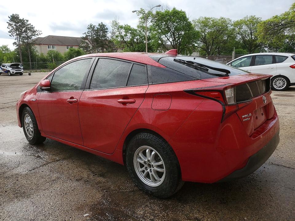 2021 Toyota Prius VIN JTDL9MFU8M3026290 COPART salvage auction — MINOR DENT/SCRATCHES, IL - CERTIFICATE OF TITLE, sold $10,800 on 2026-07-07 (photo 2)
