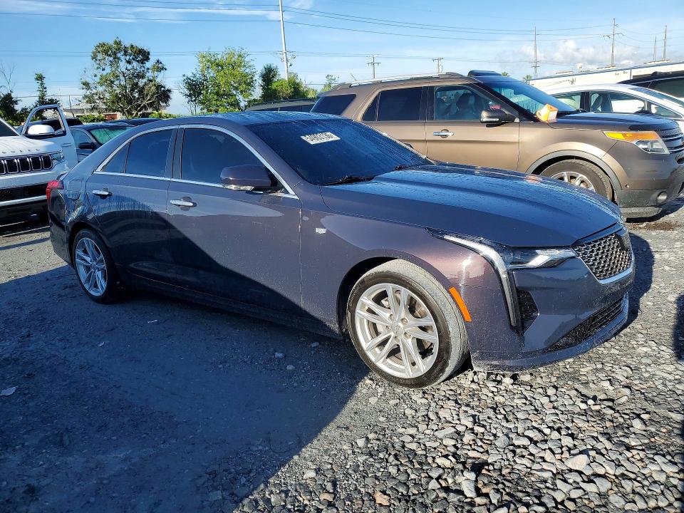 2024 Cadillac Ct4 VIN 1G6DA5RK1R0126075 COPART salvage auction — REAR END, Fl - Cert Of Title Slvg Rebuildable, sold $8,600 on 2026-07-06 (photo 4)