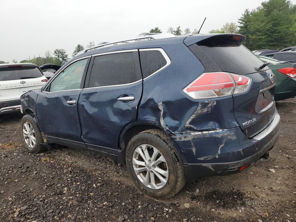 2015 Nissan Rogue VIN KNMAT2MV3FP541105 COPART salvage auction — FRONT END, Md - Cert Of Salvage > 75% Damage, sold $725 on 2026-07-27 (photo 2)