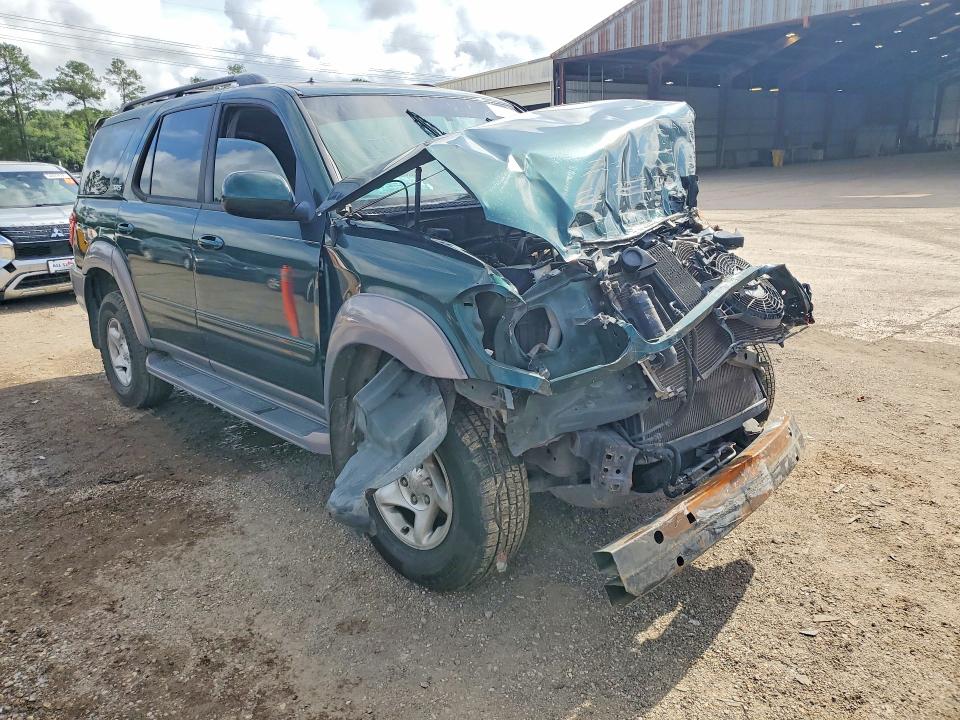 2002 Toyota Sequoia VIN 5TDZT34A52S125465 COPART salvage auction — FRONT END, La - Cert Of Title-Salvage, sold $225 on 2026-07-10 (photo 4)