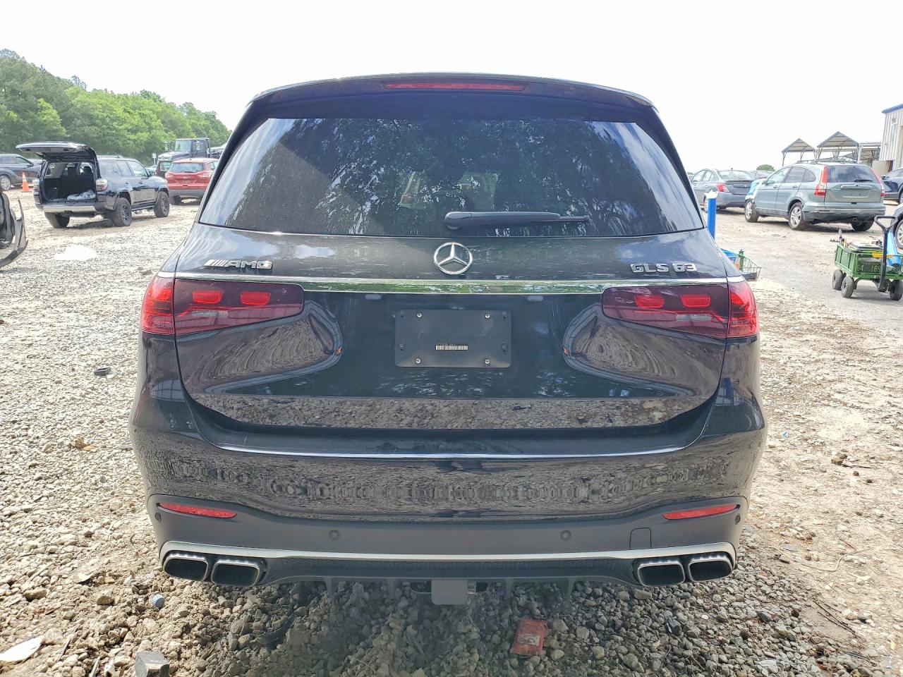2024 Mercedes-Benz GLS-Class VIN 4JGFF8KE3RB130612 COPART salvage auction — Front End, GA - CERT OF TITLE-SALVAGE, sold $52,000 on 2026-06-26 (photo 6)