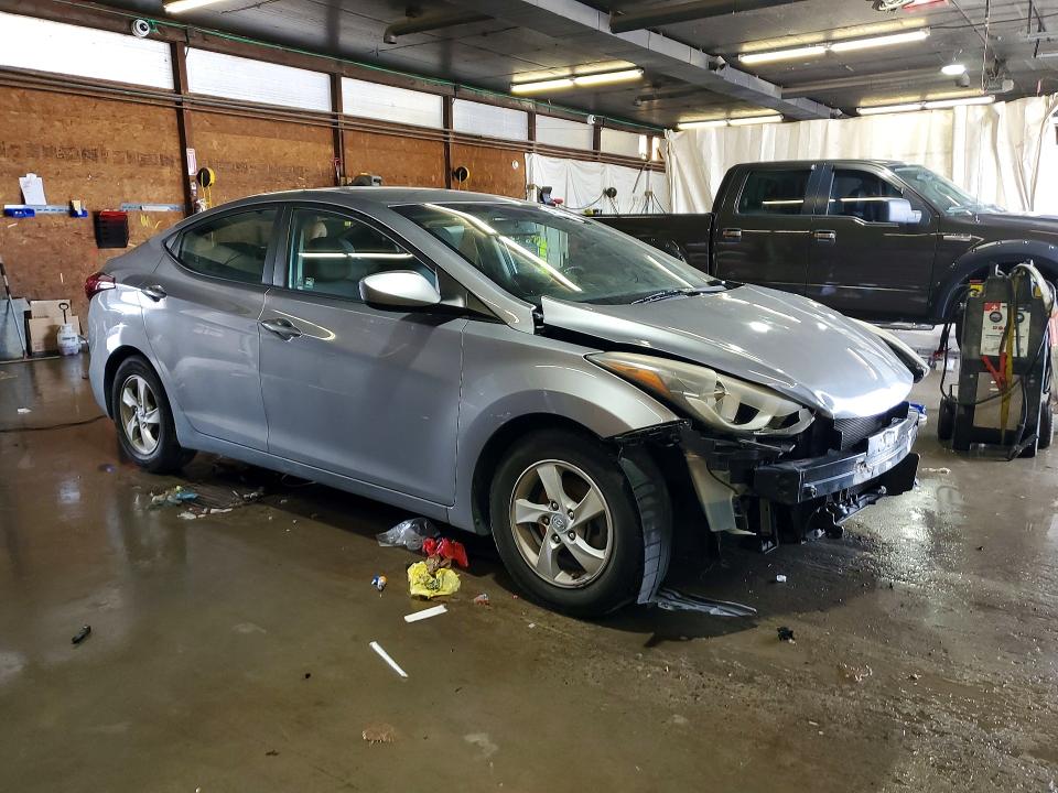 2014 Hyundai Elantra VIN KMHDH4AE1EU128402 COPART salvage auction — FRONT END, PA - CERTIFICATE OF SALVAGE, sold $950 on 2026-07-30 (photo 4)