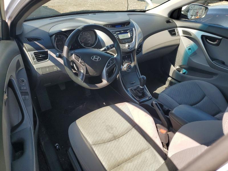 2013 Hyundai Elantra VIN KMHDH6AE3DU002701 COPART salvage auction — REAR END, Md - Cert Of Salvage < 75% Damage, sold $675 on 2026-07-27 (photo 8)