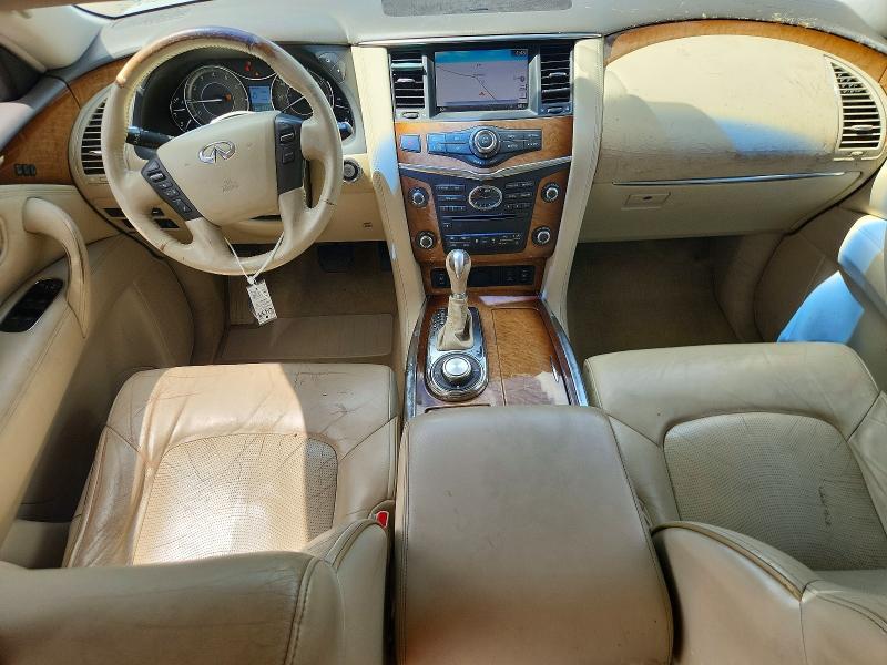 2011 Infiniti Qx56 VIN JN8AZ2NC6B9303313 COPART salvage auction — REAR END, Ms - Cert Of Title-Salvaged, sold $2,650 on 2026-07-17 (photo 8)