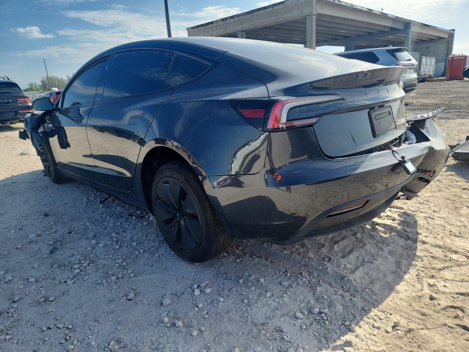 2026 Tesla Model 3 VIN 5YJ3E1EA5TF160208 COPART salvage auction — REAR END, Salvage Title, sold $5,200 on 2026-07-21 (photo 2)