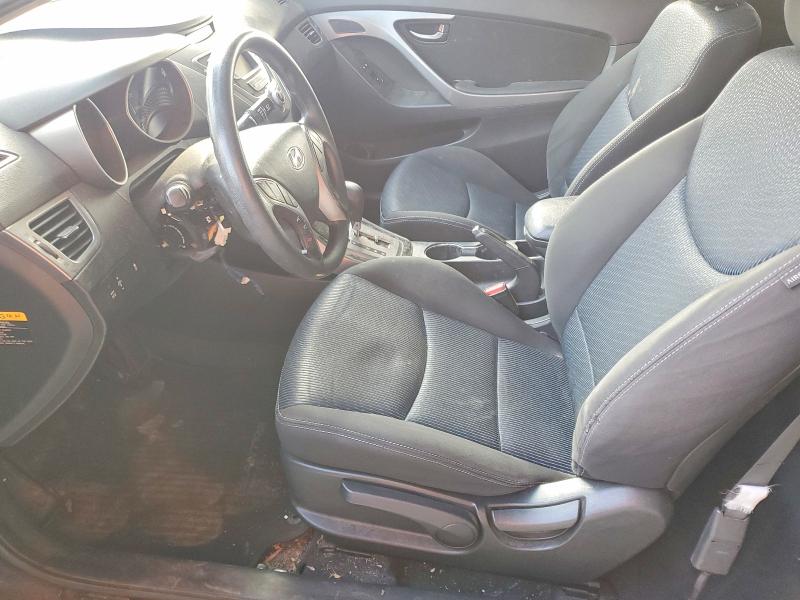 2013 Hyundai Elantra VIN KMHDH6AE6DU001073 COPART salvage auction — VANDALISM, CA - SALVAGE CERTIFICATE, sold $500 on 2026-07-02 (photo 7)