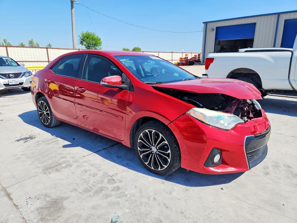 2016 Toyota Corolla VIN 5YFBURHE7GP467692 COPART salvage auction — FRONT END, Tx - Certificate Of Title, sold $175 on 2026-07-31 (photo 4)