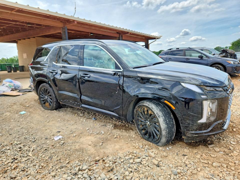 2025 Hyundai Palisade VIN KM8R7DGE0SU907883 COPART salvage auction — SIDE, Al - Cert Of Title-Salvage Title, sold $14,900 on 2026-07-15 (photo 4)