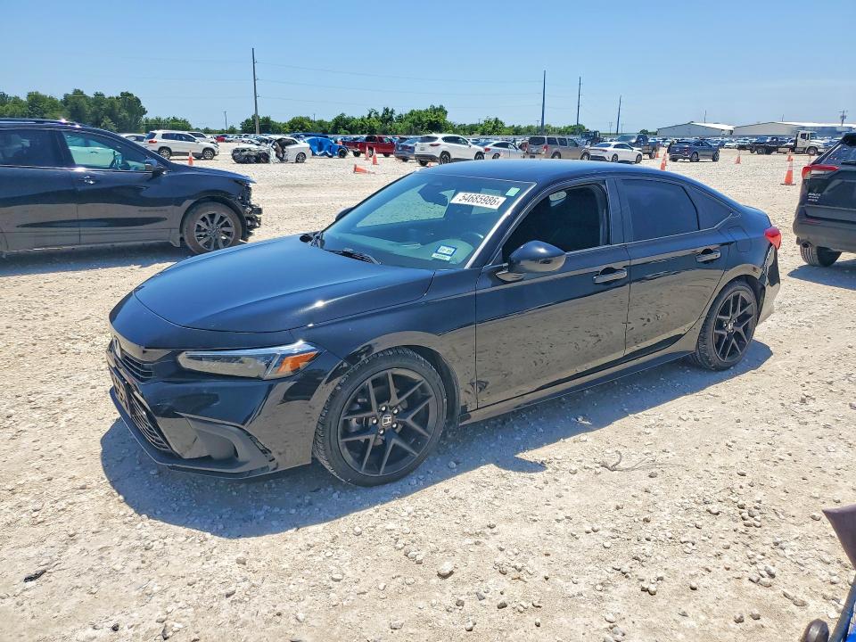2022 Honda Civic VIN 2HGFE2F54NH567052 COPART salvage auction — REAR END, Tx - Salvage Vehicle Title, sold $9,100 on 2026-07-02 (photo 1)