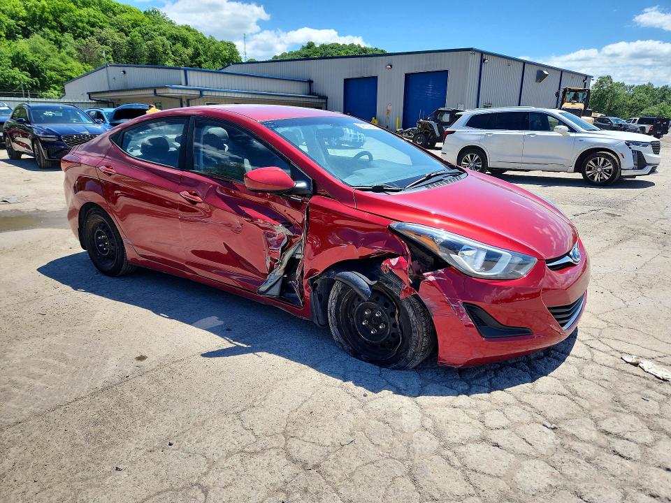 2016 Hyundai Elantra VIN 5NPDH4AE4GH680445 COPART salvage auction — SIDE, Pa - Certificate Of Salvage, sold $2,050 on 2026-07-02 (photo 4)