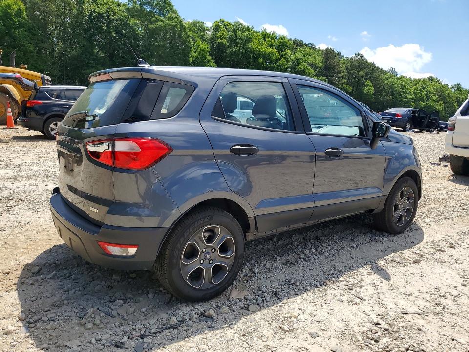 2020 Ford Ecosport VIN MAJ3S2FE1LC371022 COPART salvage auction — REAR END, Ga - Cert Of Title-Salvage, sold $2,100 on 2026-07-10 (photo 3)