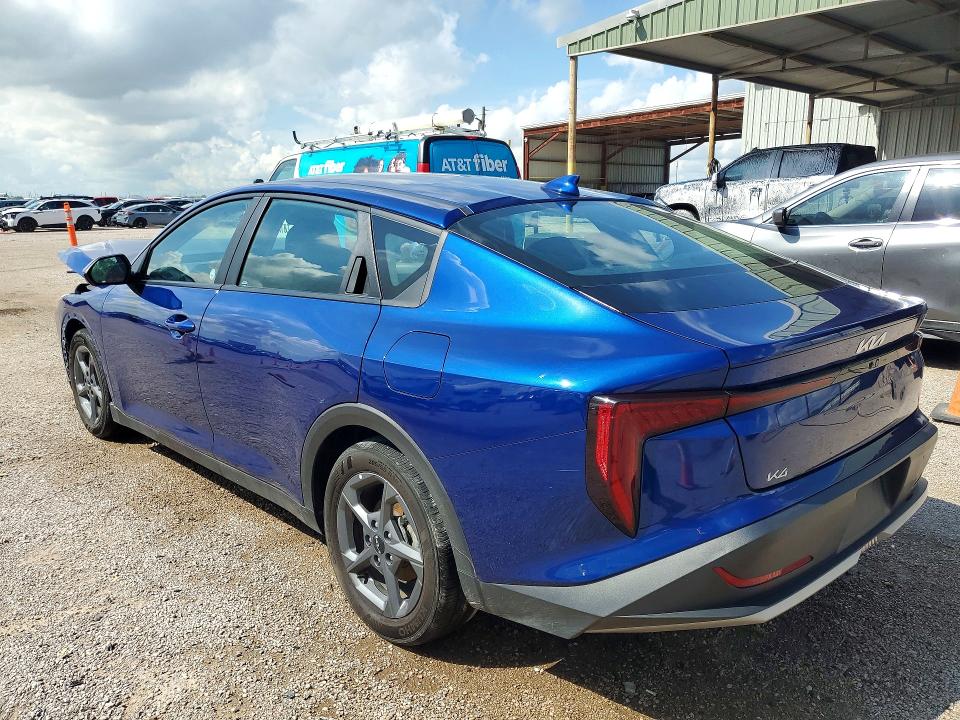 2025 Kia K4 VIN 3KPFT4DE9SE034284 COPART salvage auction — FRONT END, Tx - Nonrepairable Title, sold $6,200 on 2026-07-06 (photo 2)