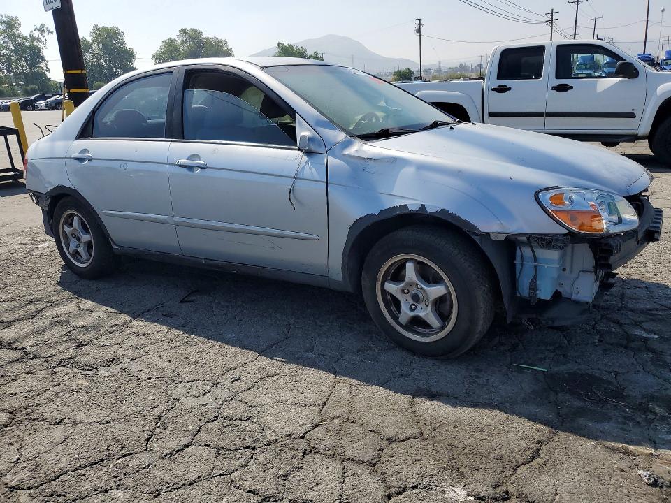 2007 Kia Spectra VIN KNAFE121975381543 COPART salvage auction — ALL OVER, Ca - Salvage Certificate, sold $275 on 2026-07-02 (photo 4)