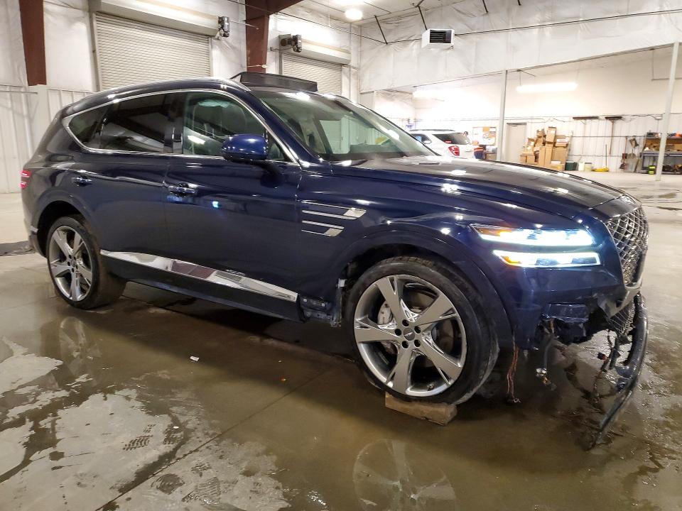 2021 Genesis Gv80 VIN KMUHCESC2MU073798 COPART salvage auction — ROLLOVER, Mn - Cert Of Title-Salvage, sold $9,900 on 2026-07-14 (photo 4)
