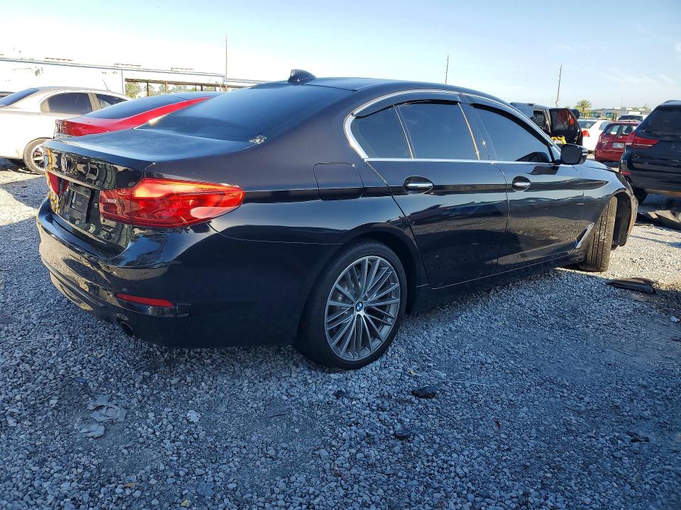 2018 BMW 5er VIN WBAJA5C55JG899627 COPART salvage auction — FRONT END, Fl - Cert Of Title Slvg Rebuildable, sold $6,800 on 2026-07-07 (photo 3)