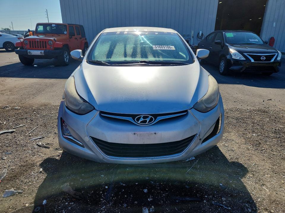 2015 Hyundai VIN KMHDH4AE5FU378761 COPART salvage auction — SIDE, Fl - Certificate Of Destruction, sold $725 on 2026-07-20 (photo 5)