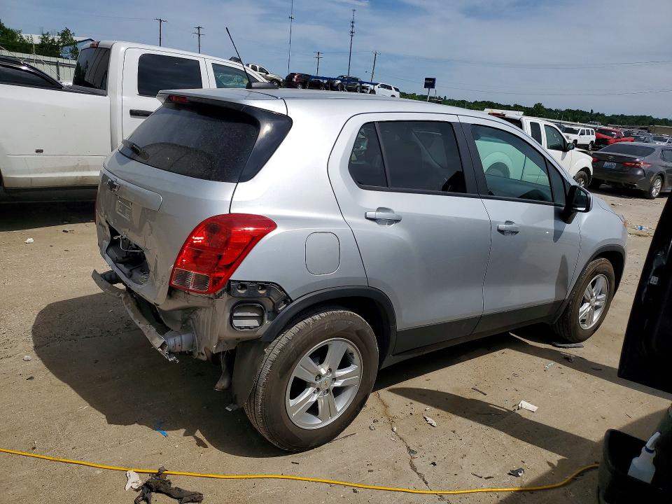 2021 Chevrolet VIN KL7CJKSB5MB305005 COPART salvage auction — REAR END, KY - CERT OF TITLE-SALVAGE, sold $2,250 on 2026-07-08 (photo 3)