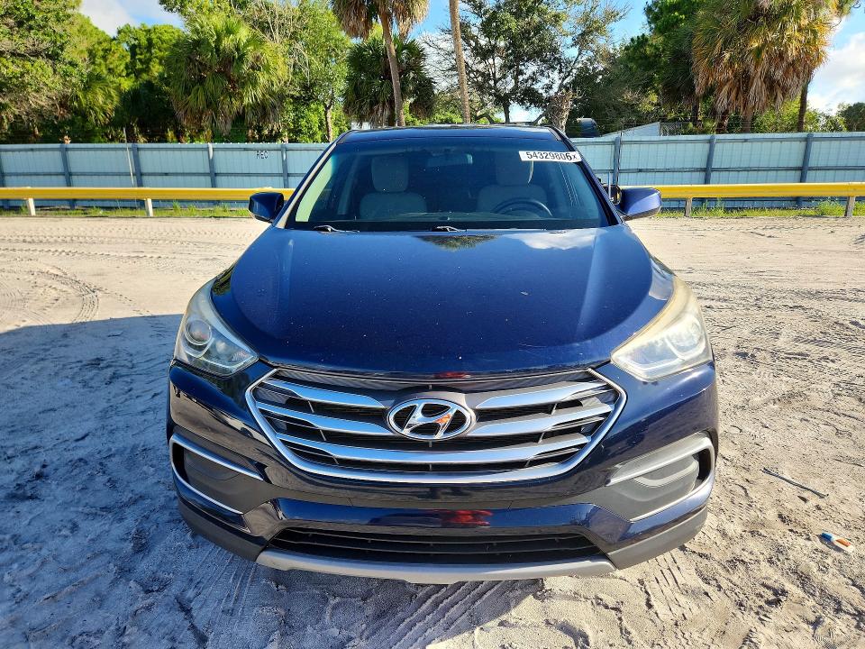 2018 Hyundai Santa fe VIN 5XYZT3LB7JG565743 COPART salvage auction — WATER/FLOOD, Fl - Cert Of Title-Slvg Rebld Flood, sold $3,650 on 2026-07-08 (photo 5)