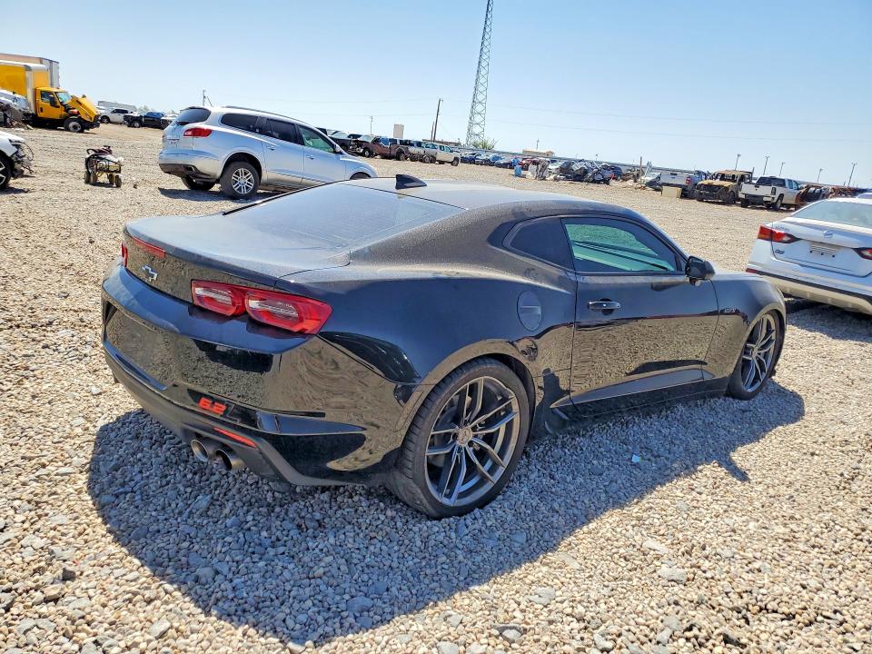 2021 Chevrolet Camaro VIN 1G1FF1R79M0124216 COPART salvage auction — FRONT END, Tx - Salvage Vehicle Title, sold $9,000 on 2026-07-28 (photo 3)