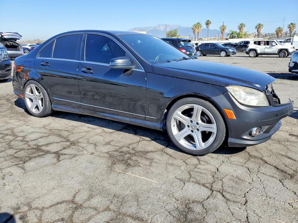 2010 Mercedes-benz C class VIN WDDGF5EB1AF424814 COPART salvage auction — FRONT END, CA - SALVAGE CERTIFICATE, sold $600 on 2026-07-13 (photo 4)
