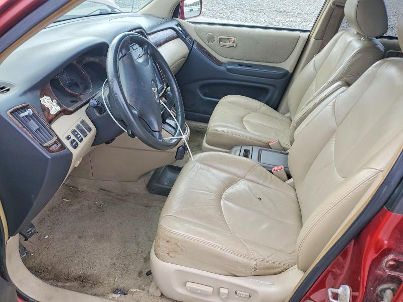 2001 Toyota Highlander VIN JTEHF21A310029588 COPART salvage auction — SIDE, Me - Cert Of Title-Salvage Collisio, sold $400 on 2026-07-17 (photo 7)