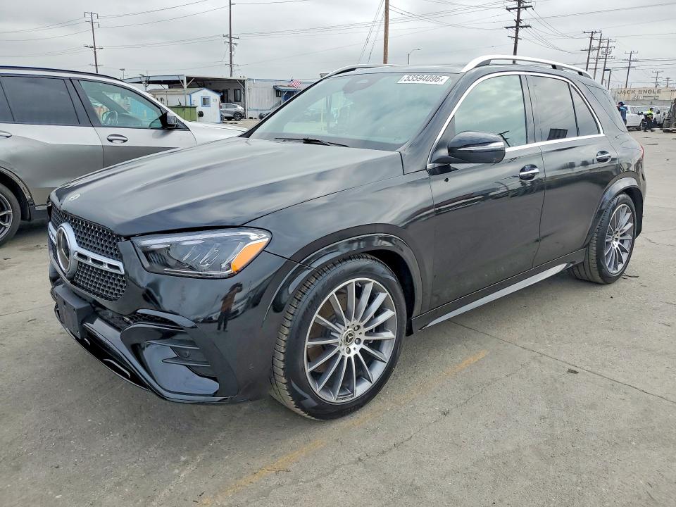 2025 Mercedes-Benz GLE-Class VIN 4JGFB8FB5SB340761 COPART salvage auction — Front End, VA - DIS/DLR/EXP ONLY CLEAN TITLE (P), sold $38,000 on 2026-06-29 (photo 1)